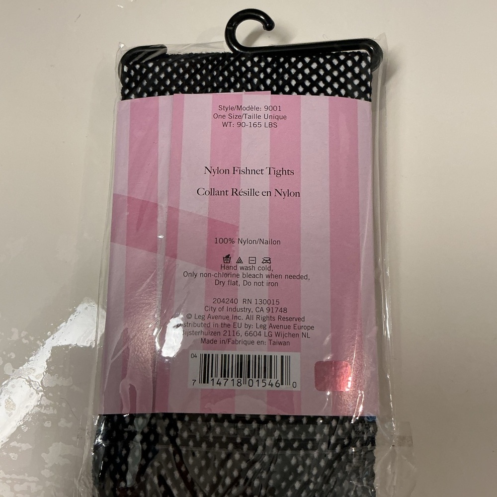 Leg Avenue Classic Black Fishnet Hosiery - Picture 2 of 2